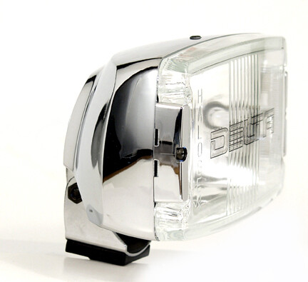 850H Series  Driving Light Kit - Chrome (w/ Stone Guard) (PAIR)