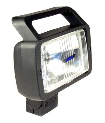270H Series 36V Waterproof Rotating Single Spotlight w/ Handle &amp; Switch - 45 Watt Halogen - Each