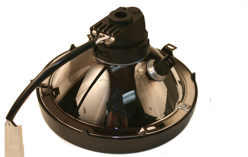 DOT 7&quot; WATERPROOF Xenon Headlights with City Lights (PAIR)