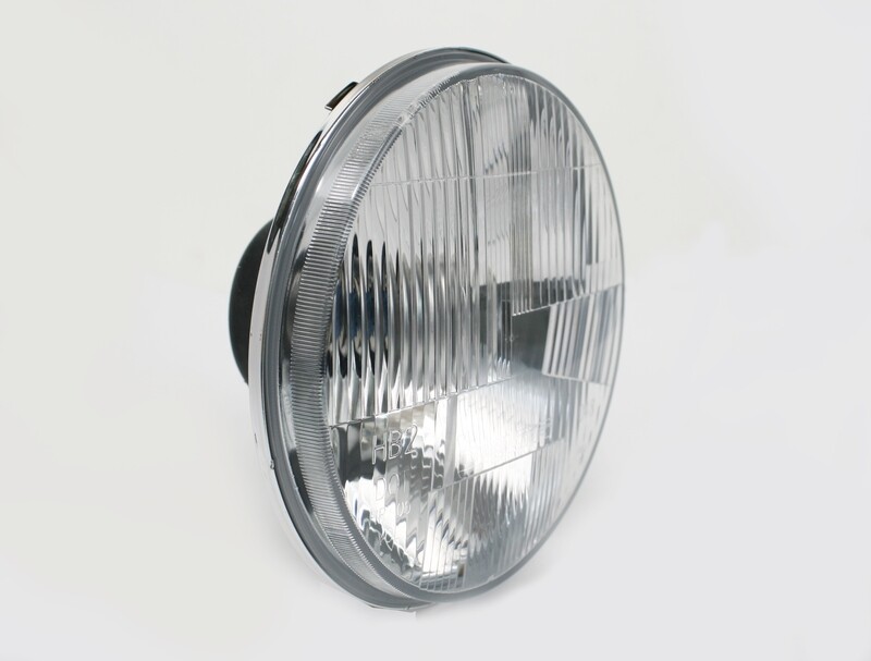 DOT 7&quot; Xenon Headlights with Amber LED Blinkers (PAIR)