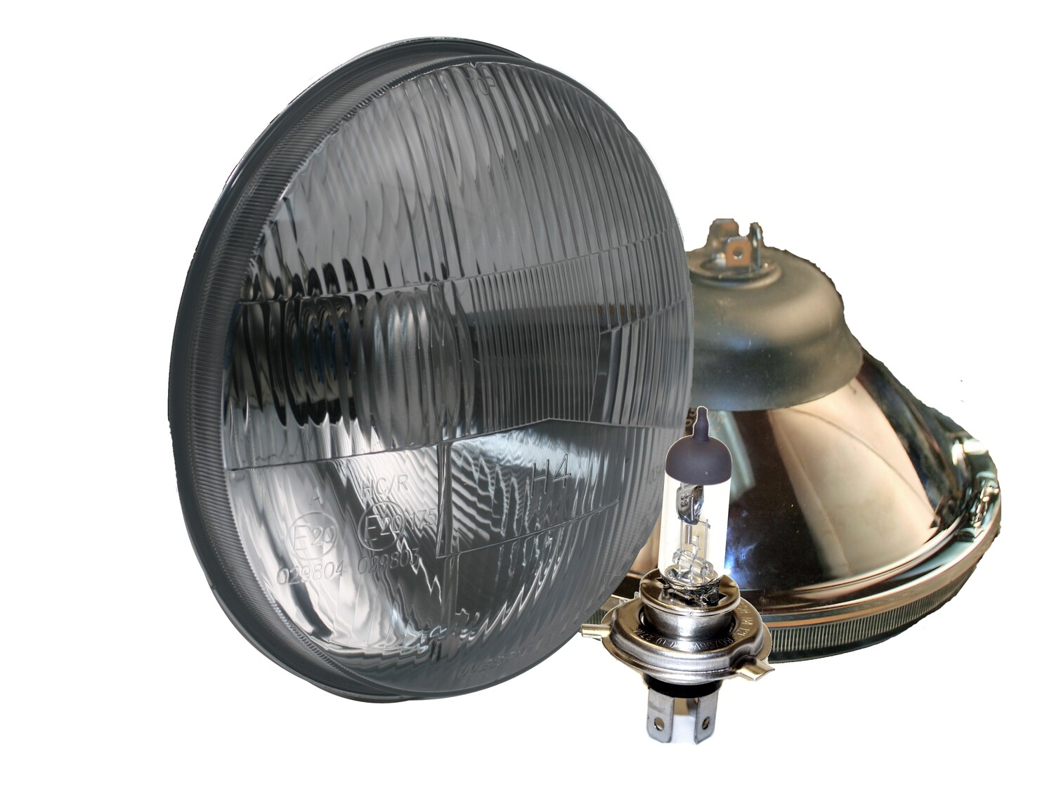 Classic 7&quot; Hi/ Lo Halogen Headlight (SINGLE)
