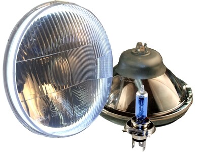 Classic 7&quot; Xenon Headlight Kit with Halos (PAIR)