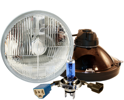 WATERPROOF (IP66) Xenon Headlight Kit for Jeep JK (PAIR)