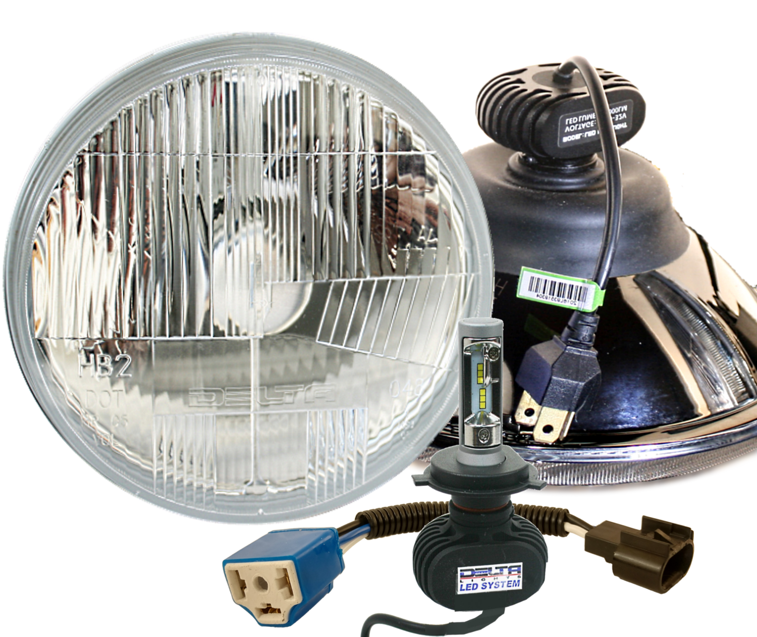 LED Headlight Kit for Jeep JK (PAIR)