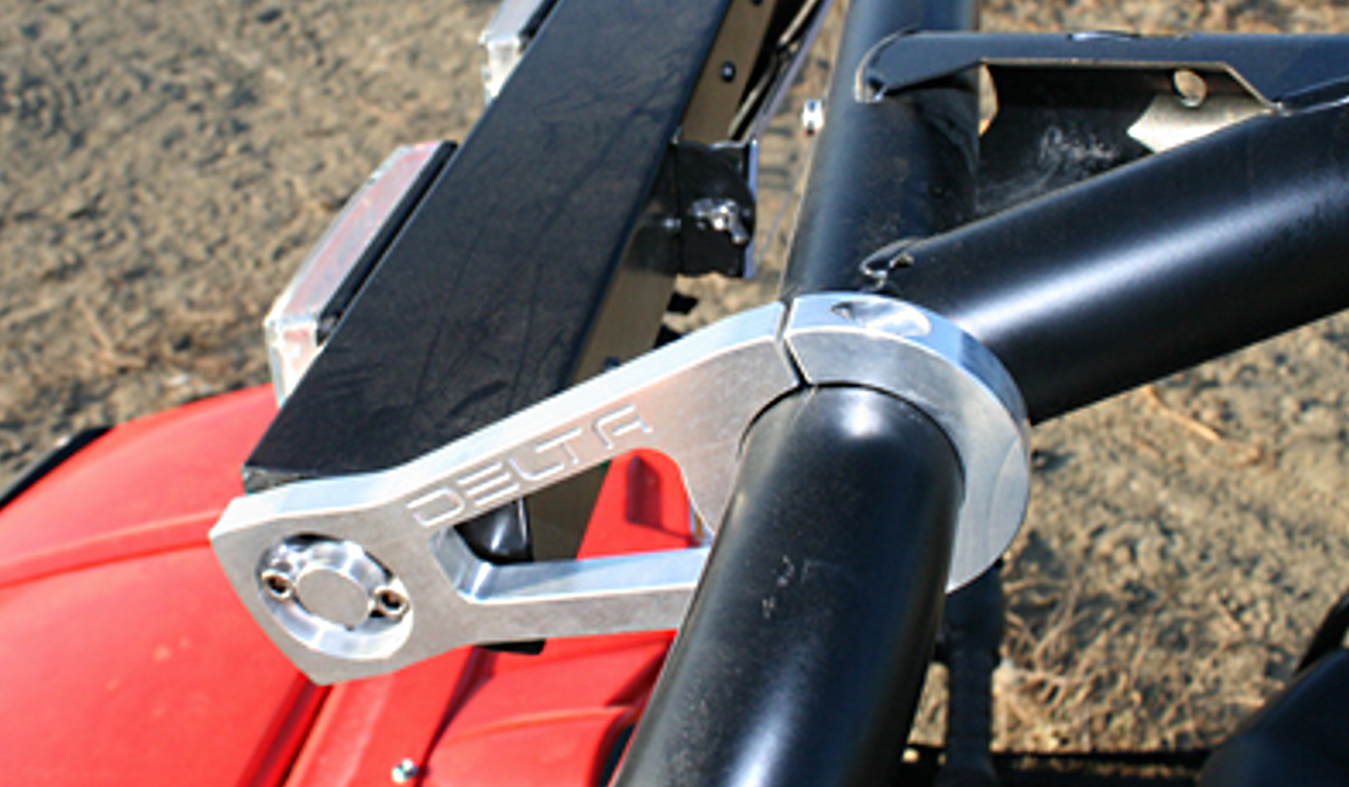 UTV 1.75&quot; BILLET ALUMINUM LIGHT BAR MOUNTING BRACKET SET (PAIR)