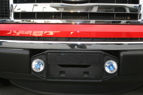 Licence Plate LED Fog Light Kit with Halos 3,000Lm