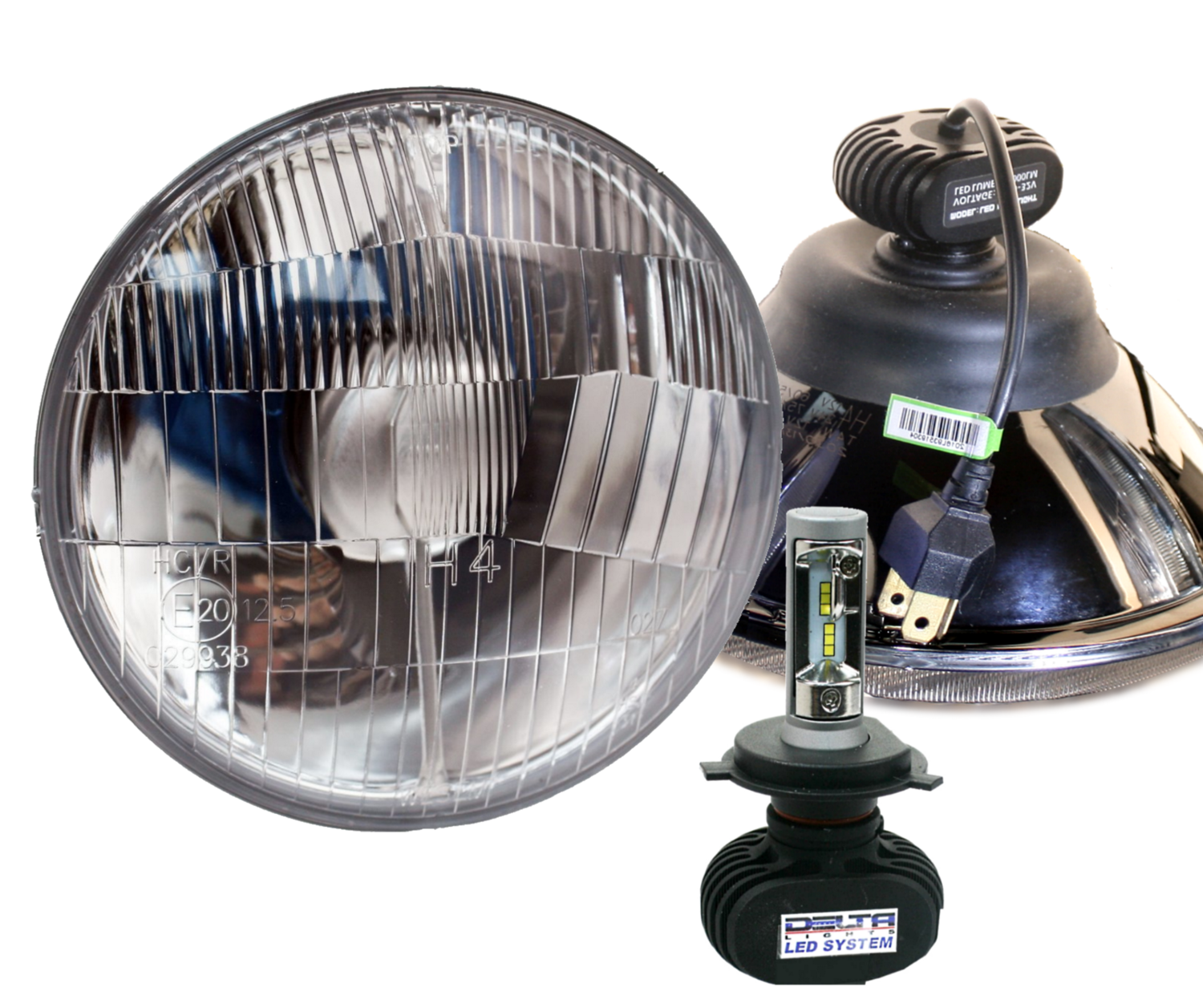 Classic 5 ¾&quot; Universal Hi/ Lo Beam LED Headlight Set (PAIR)