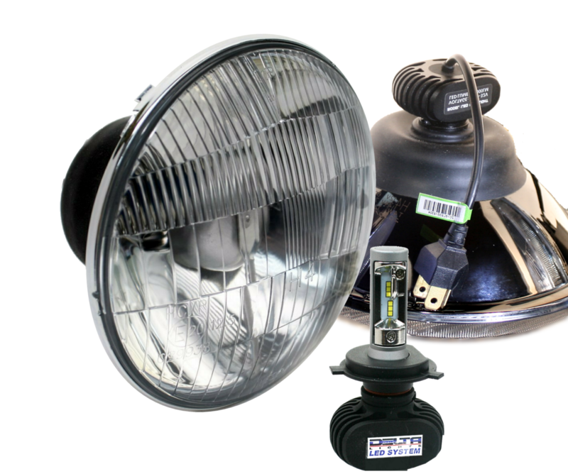Slim 500 Classic 5 ¾&quot; Universal Hi/ Lo Beam LED Headlight (SINGLE)
