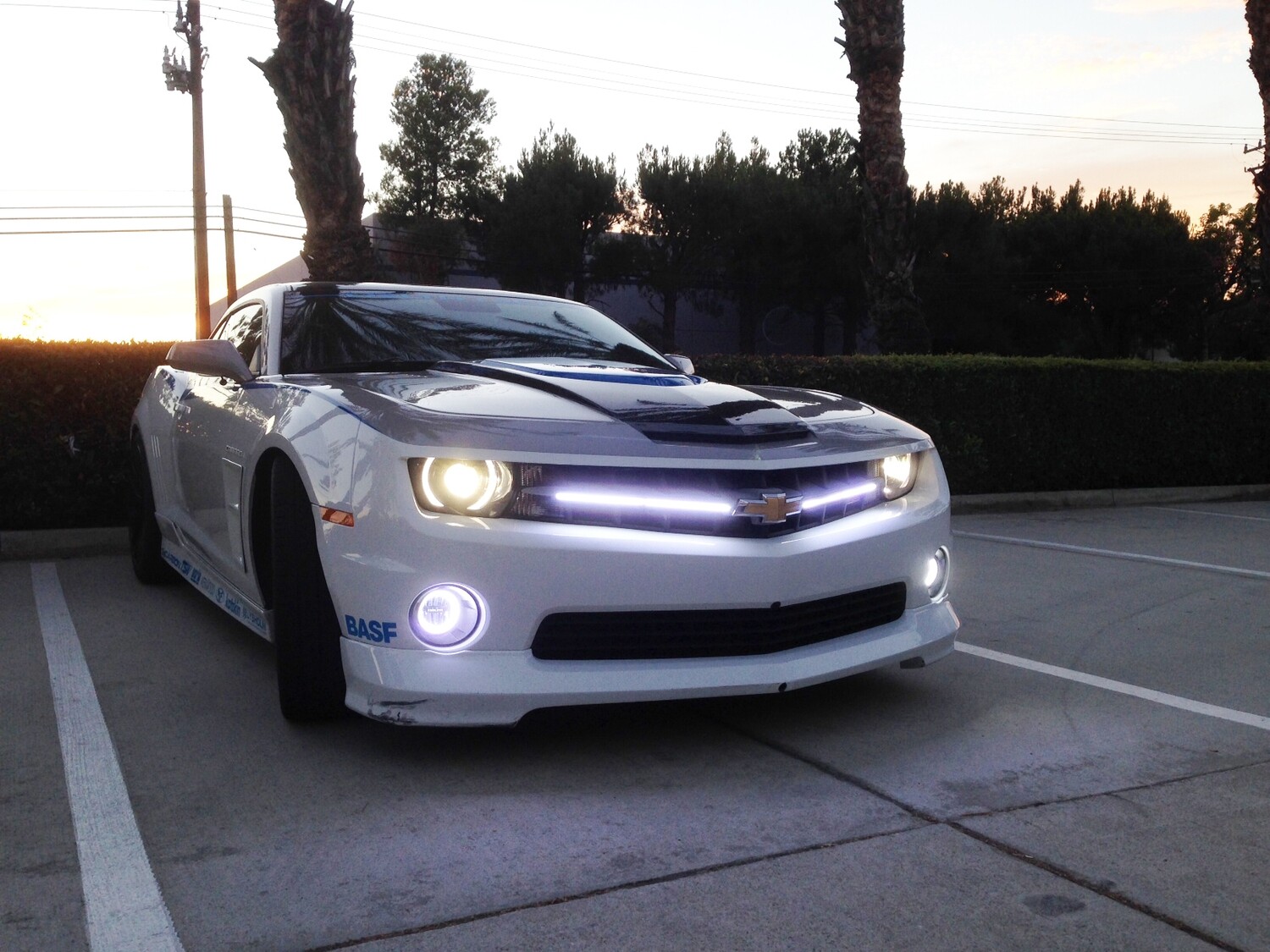 DELTA WING COB LED CARBON FIBER INSERT 2010-2013