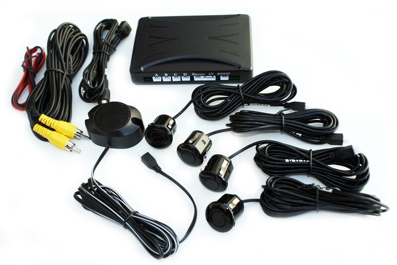 Audible and LCD Proximity Sensor Set (4 Sensors)
