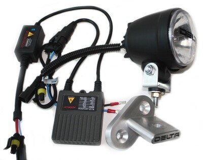 T-Bracket Bullet™ 300 Kit - HID Search Lights w/ T-Brackets for JEEP JK - 35 Watt H.I.D. - Pair