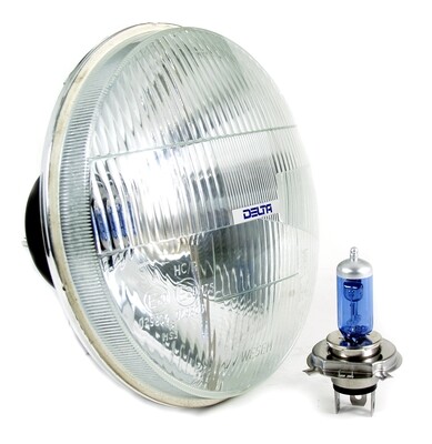 Classic 7&quot; Xenon Headlight with Halo (SINGLE)