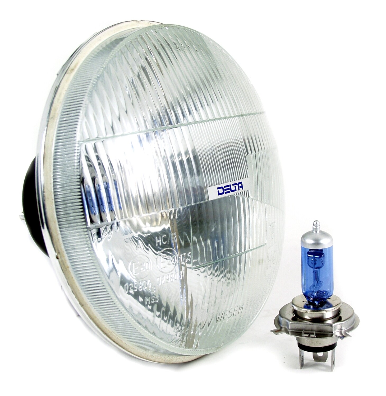 Classic 7&quot; Xenon Headlight with Halo (SINGLE)