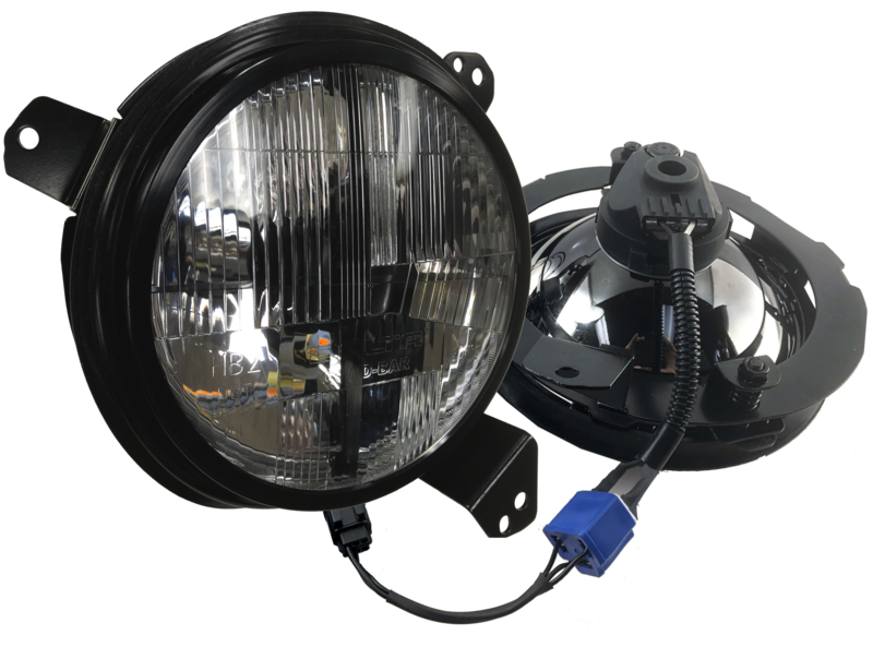 Quad-Bar Waterproof LED Headlights with Blinkers for JEEP JL/ JT (PAIR)