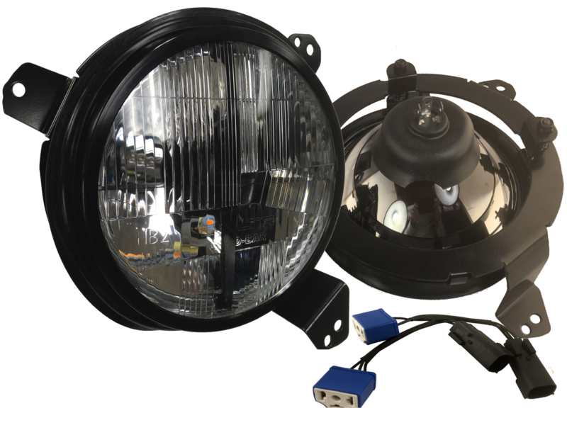 Quad-Bar Xenon Headlights with LED Blinkers for Jeep JL/ JT (PAIR)