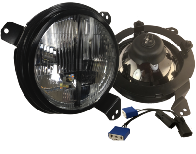 Quad-Bar Xenon Headlights with LED Blinkers for Jeep JL/ JT (PAIR)