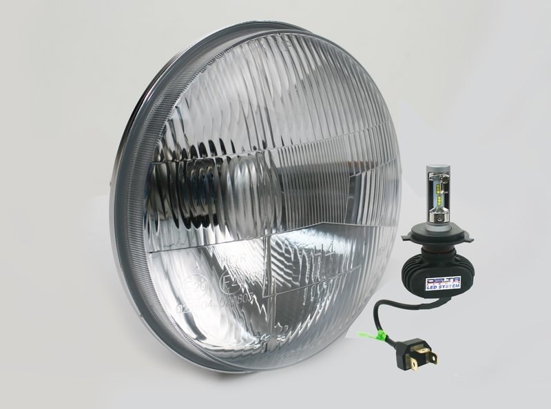 Classic 7&quot; LED Headlight Kit w/Halos for Jeep