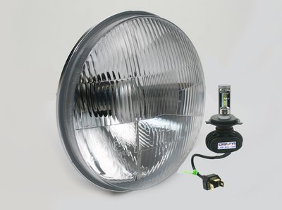 Classic 7&quot; LED Headlight Kit w/Halos for Jeep