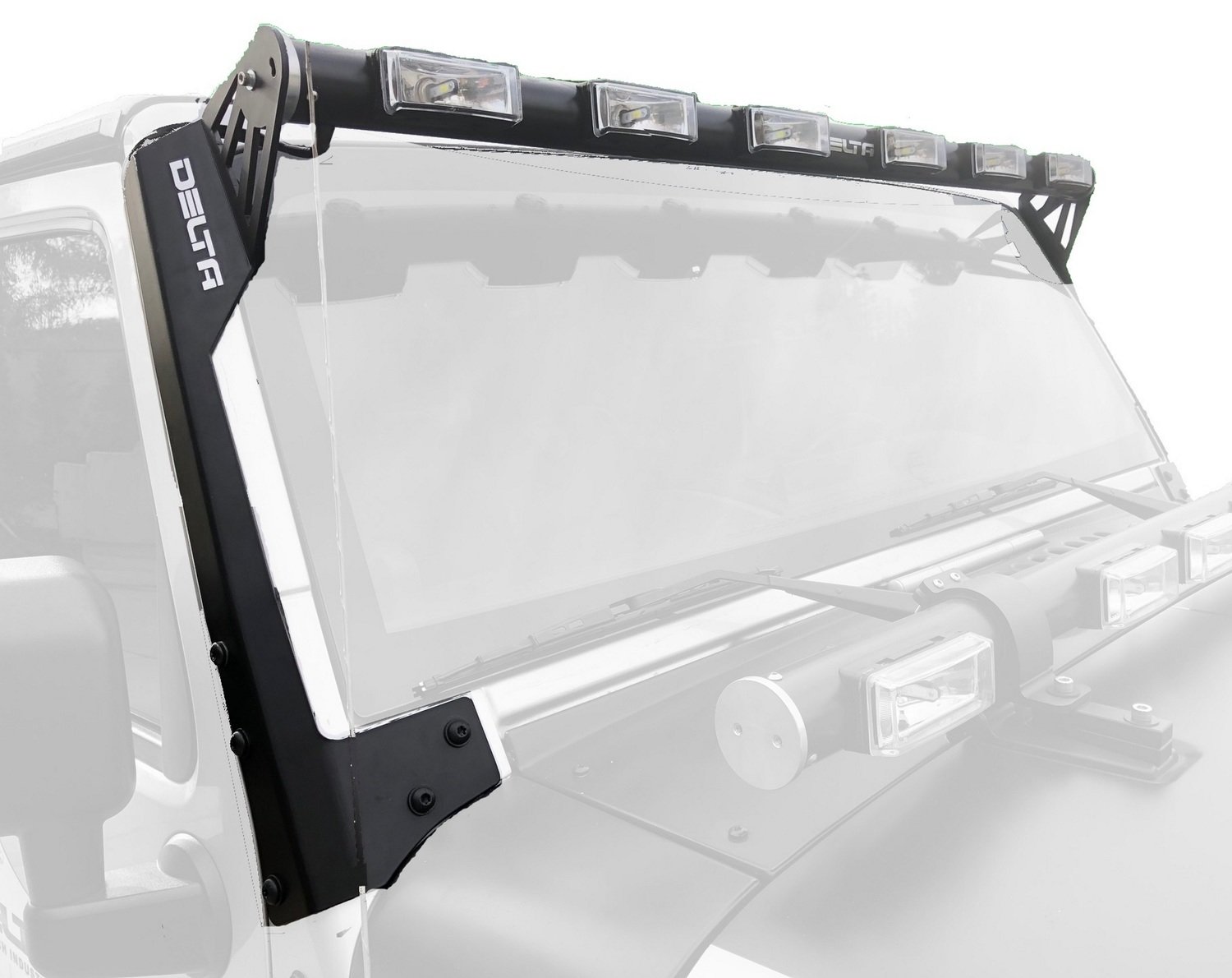 SHIELD TUBULAR LED LIGHT BAR FOR JEEP JK  -48,000 LM