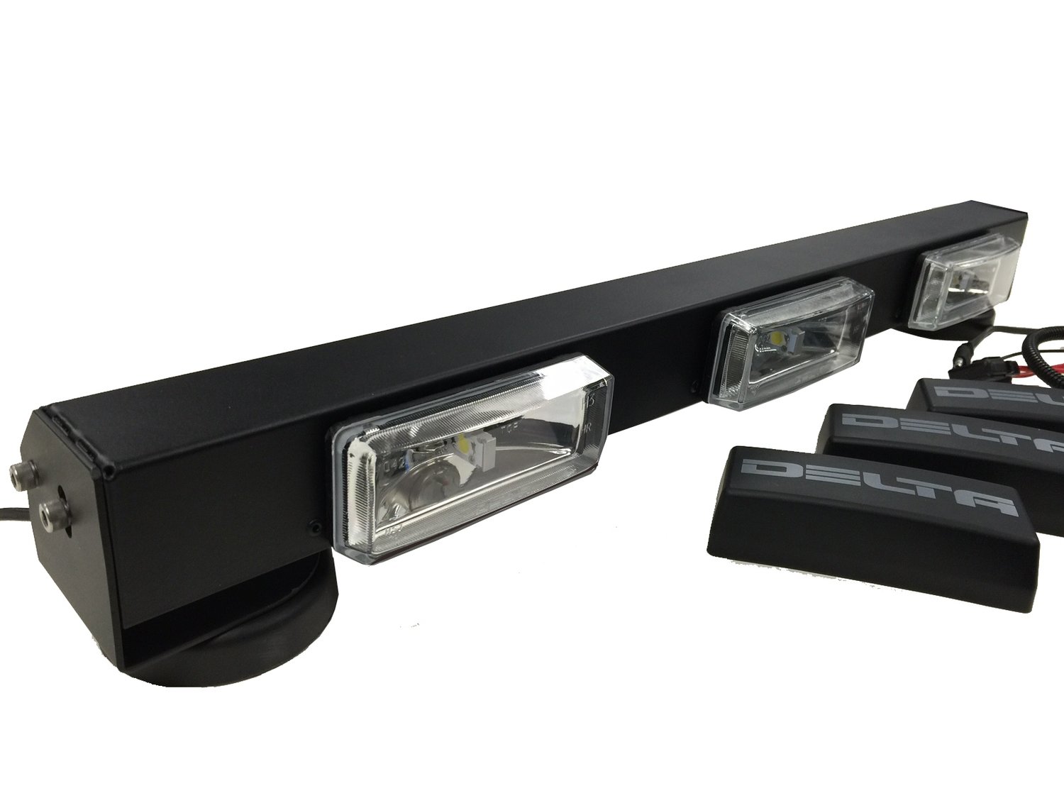 LED BLACK HOOD LIGHT BAR JEEP