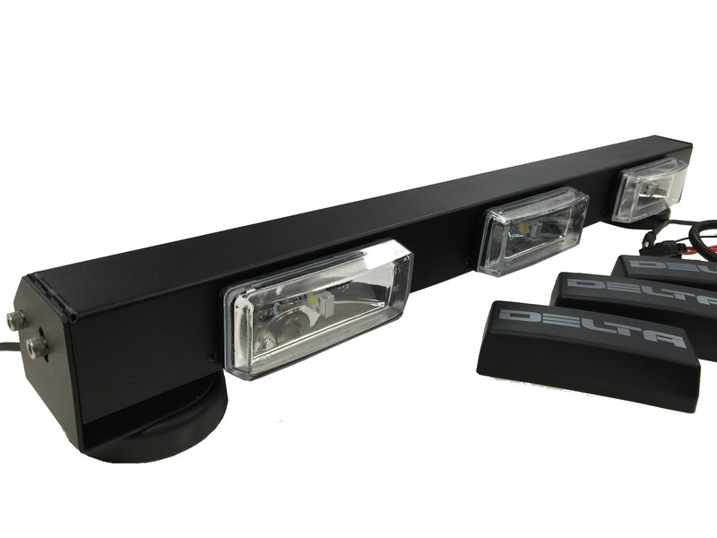LED BLACK HOOD LIGHT BAR JEEP