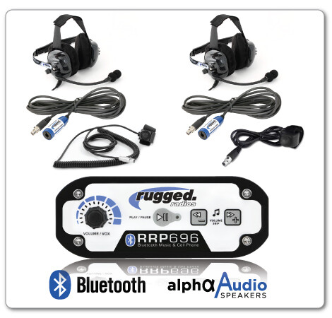 Rugged Radio 696 Intercom w/ Headsets