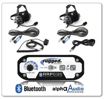 Rugged Radio 696 Intercom w/ Headsets