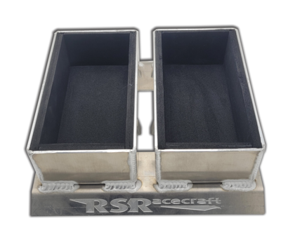 RSR Aluminum Dual Battery Box w/ Weld in Bracket