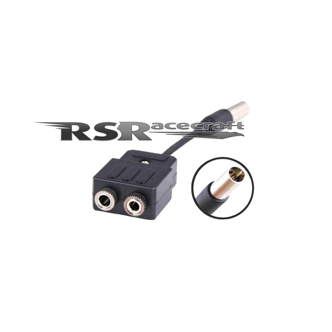 RUGGED GENERAL AVIATION HEADSET TO 5-PIN ADAPTER