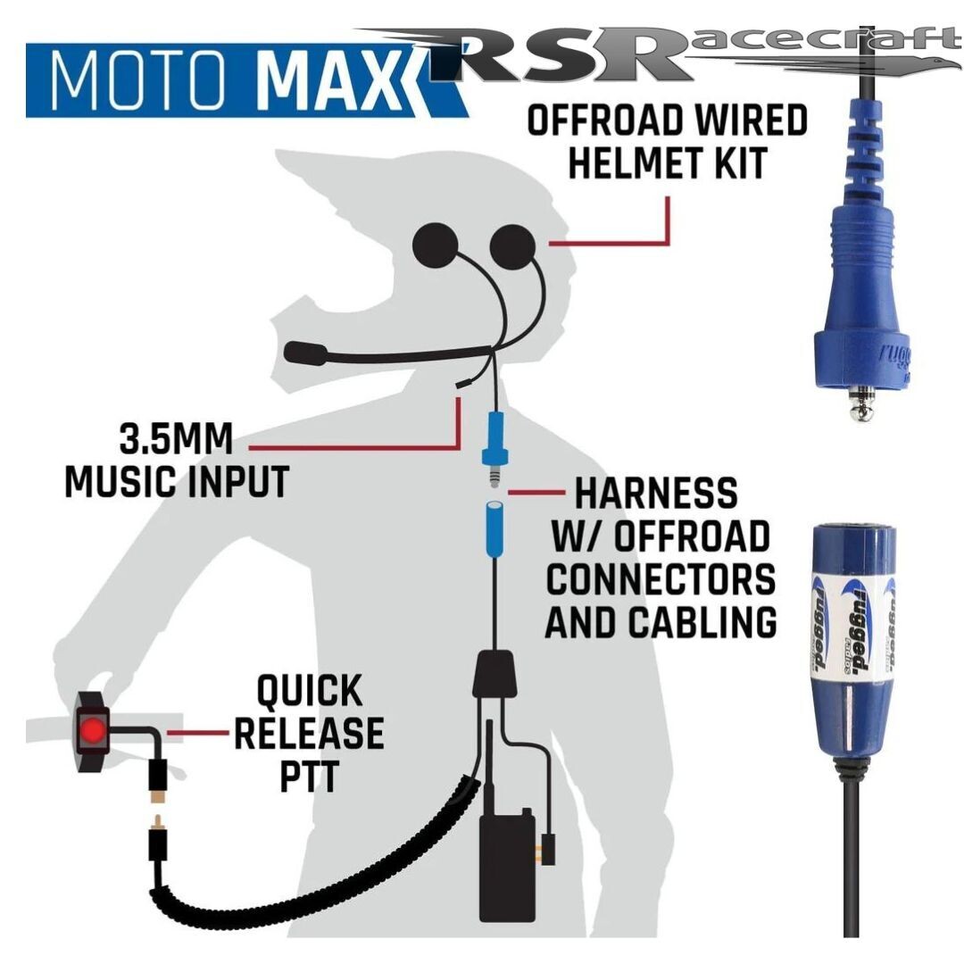 RUGGED MOTO MAX KIT WITH RADIO