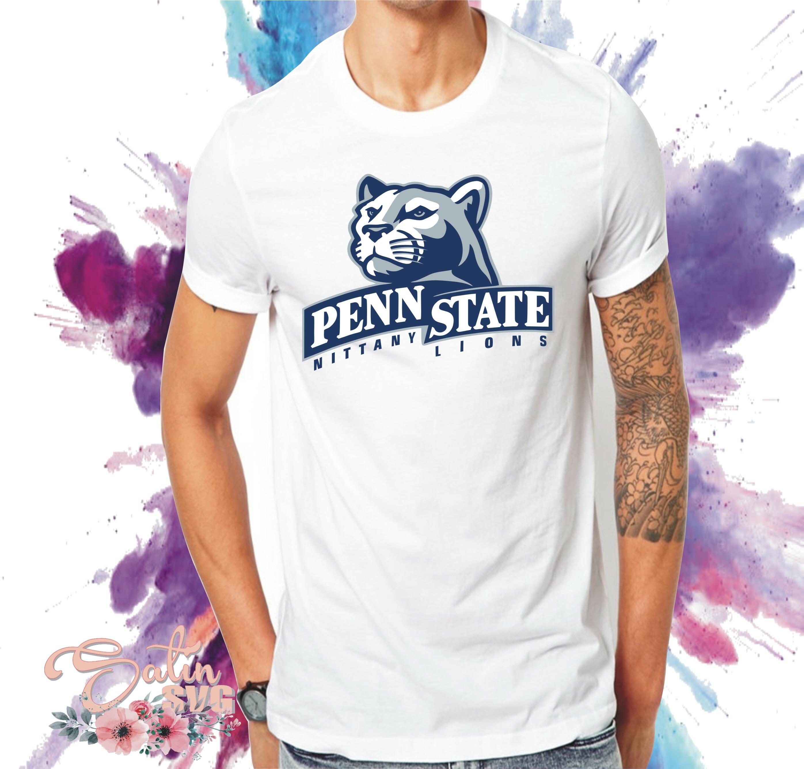 Penn State Nittany Lions Set Design Svg Files Cricut Silhouette Studio Digital Cut Files