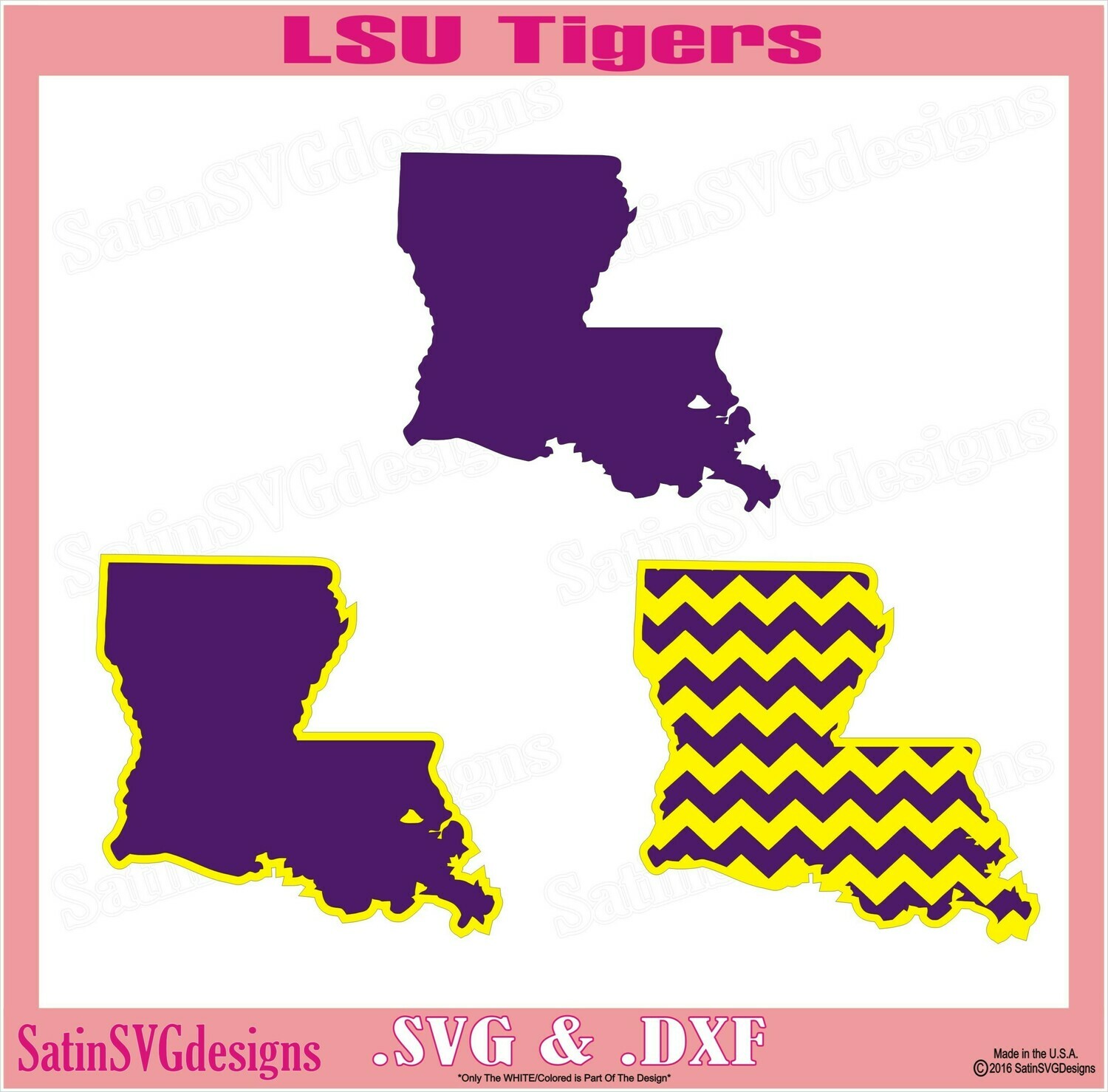 Download Lsu Tigers Louisiana State University New Design Svg Files Cricut Silhouette Studio Digital Cut Files SVG Cut Files