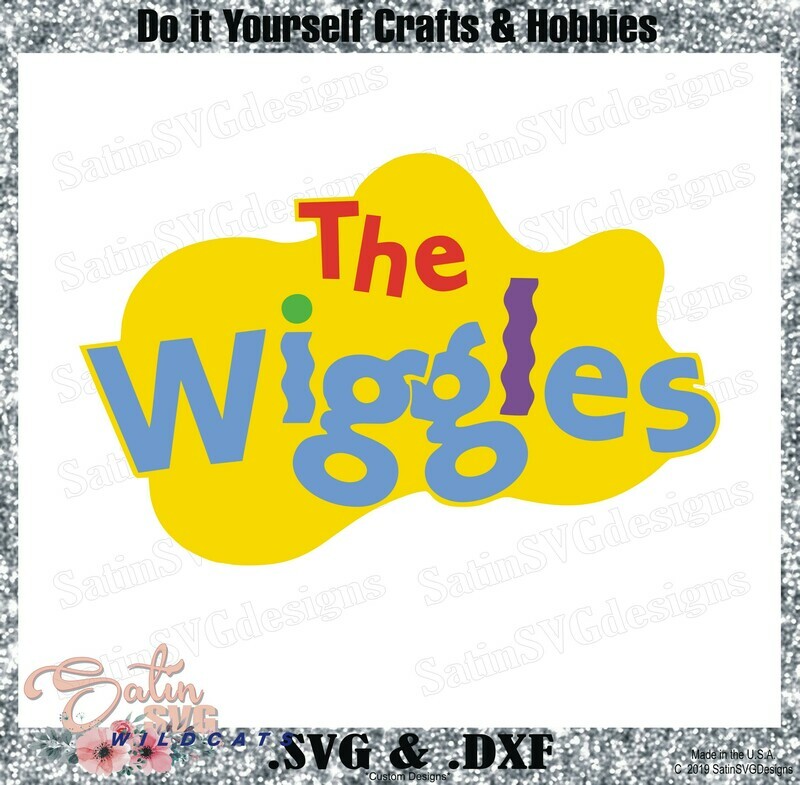 The Wiggles Design SVG Files, Cricut, Silhouette Studio, Digital Cut Files