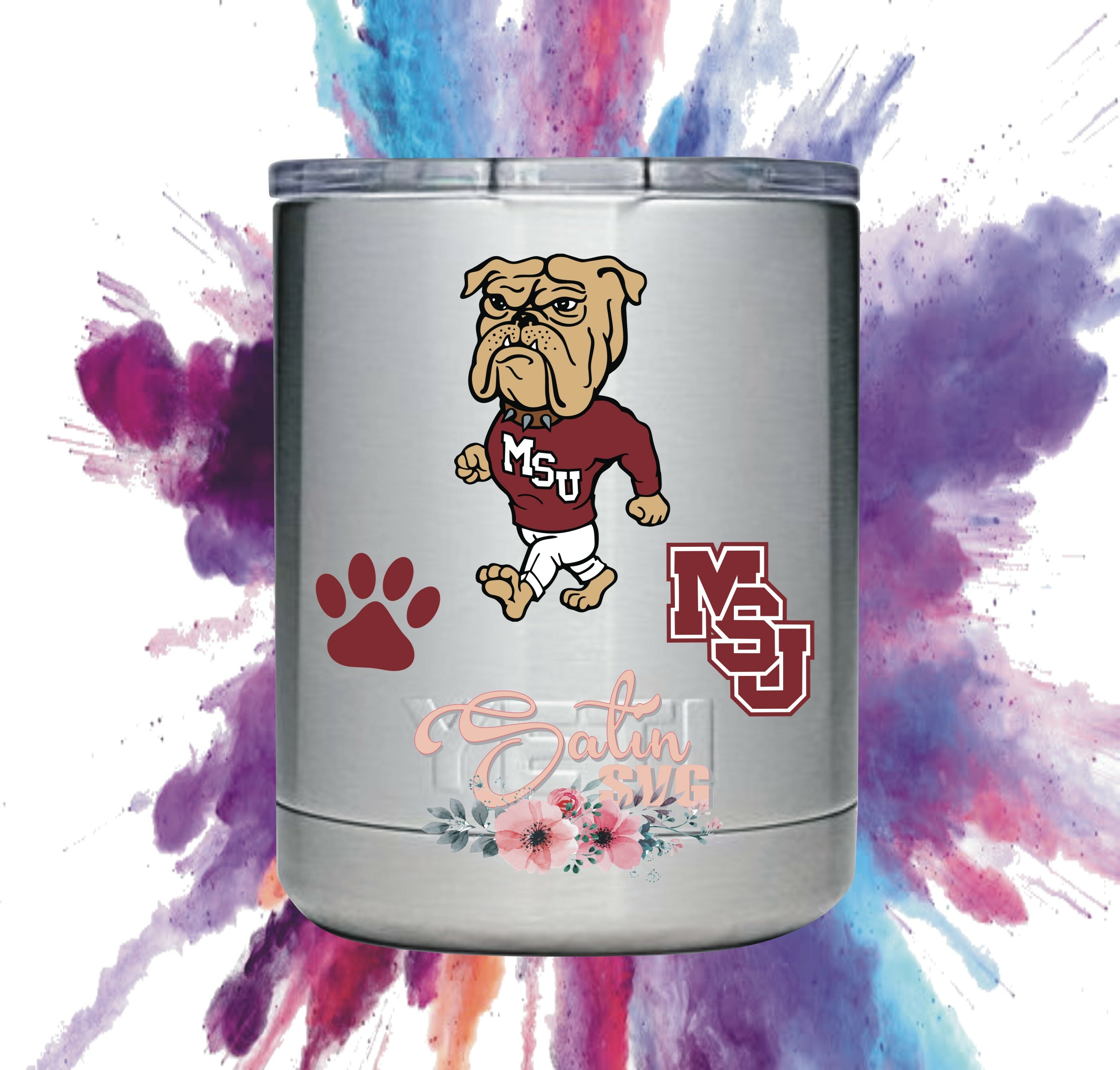 Mississippi State Bulldogs New Custom Central Florida University Designs Svg Files Cricut Silhouette Studio Digital Cut Files Infusible Ink