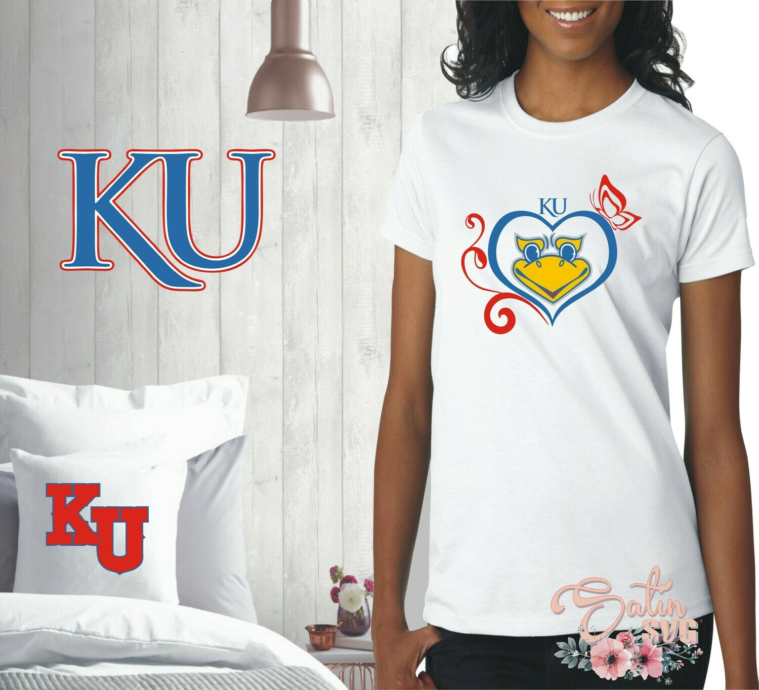 Kansas Jayhawks Update Set College Design Svg Files Cricut Silhouette Studio Digital Cut Files