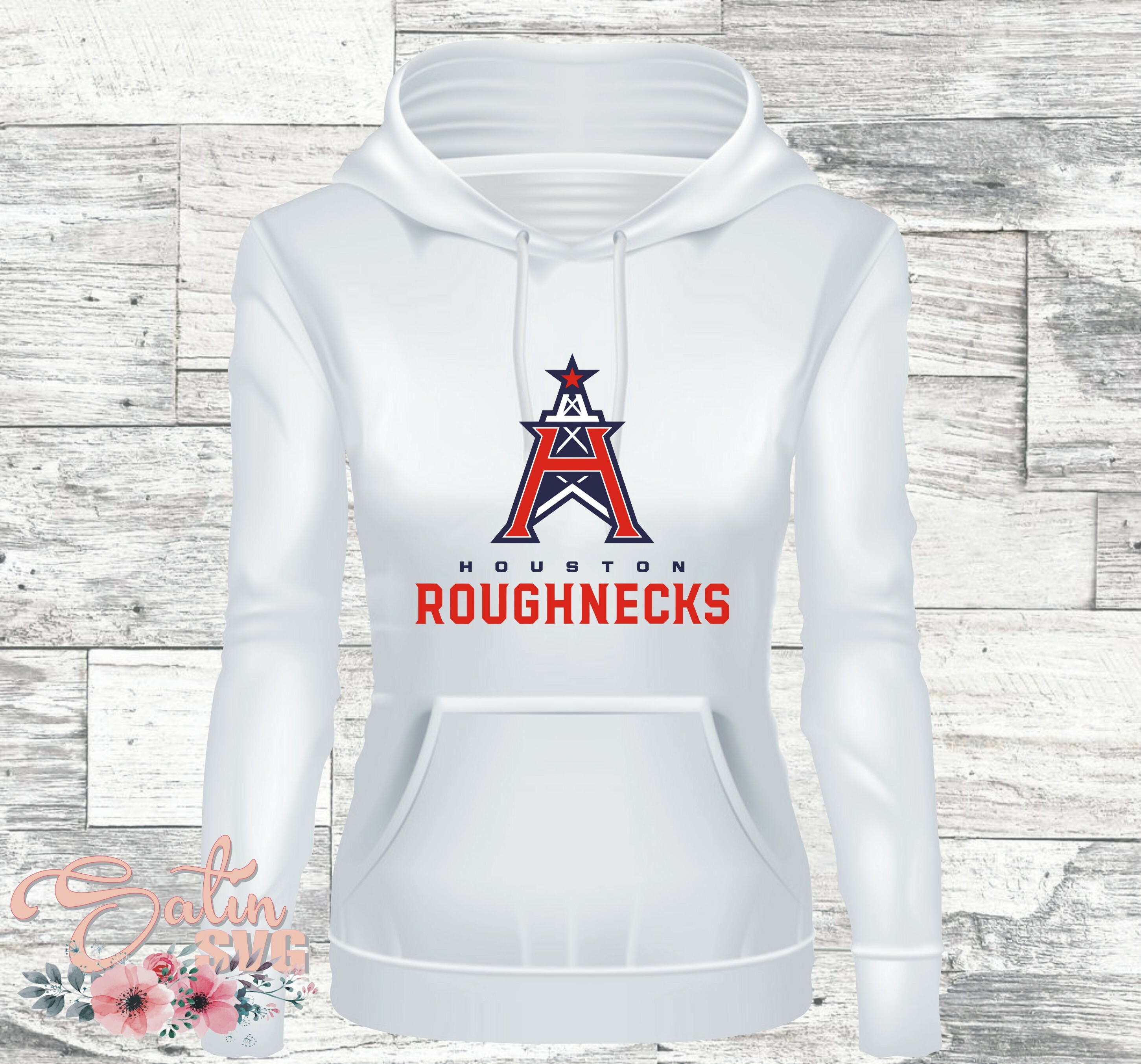 Houston Roughnecks SVG. XFL Football Team Logo and Cut File for Cricut,  Silhouette, Screen Printing, Sublimation