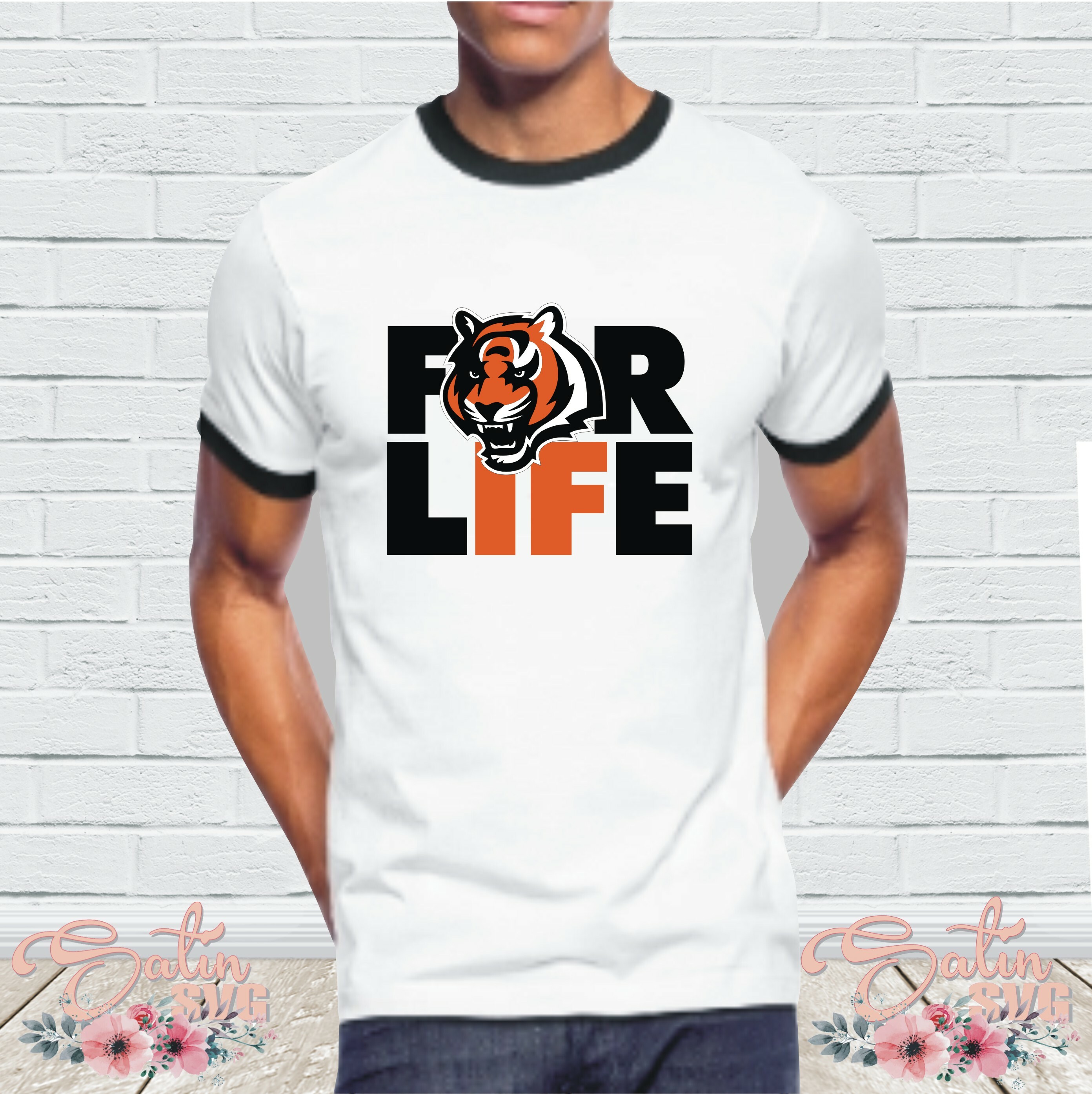 lllᐅ Cincinnati Bengals Tiger Rhinestone SVG - bling cricut