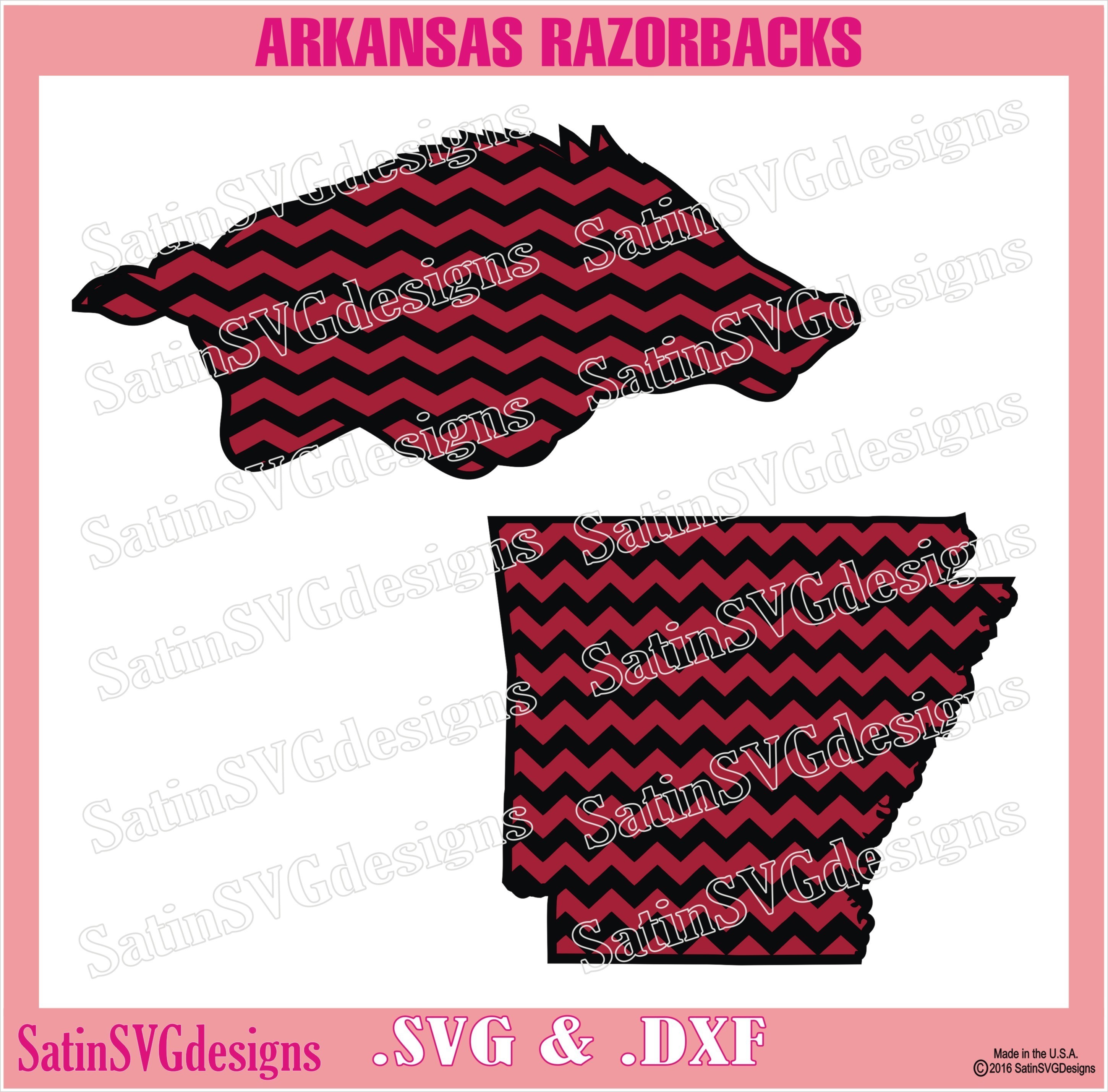 Download Arkansas Razorbacks Design Svg Files Cricut Silhouette Studio Digital Cut Files SVG, PNG, EPS, DXF File
