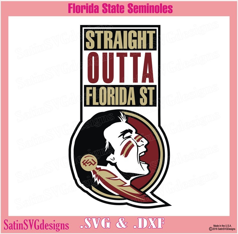 Florida State Seminoles Str8 Outta Design SVG Files, Cricut, Silhouette Studio, Digital Cut Files
