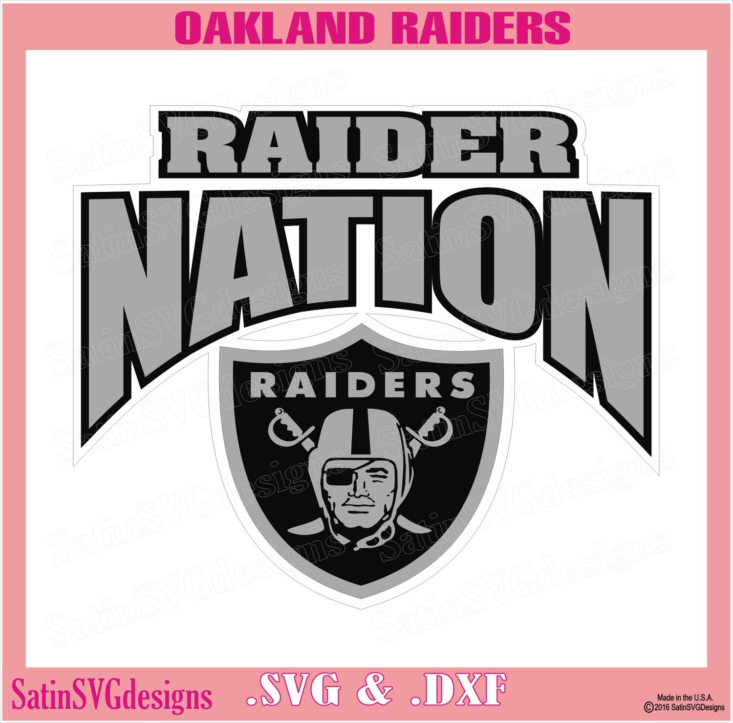 Las Vegas Raiders Nation Arch Design SVG Files, Cricut, Silhouette Studio, Digital Cut Files