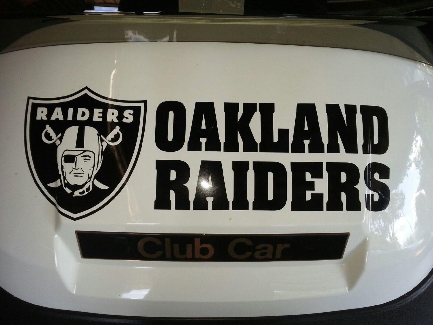 Oakland Raiders Shield Decal 