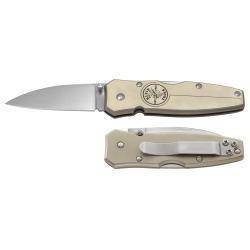 Lightweight Lockback Pocket Knife-Drop-Point Blade