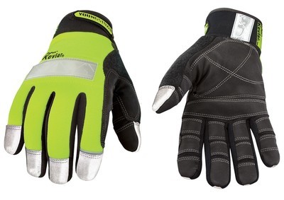 Safety Lime Lined with Kevlar