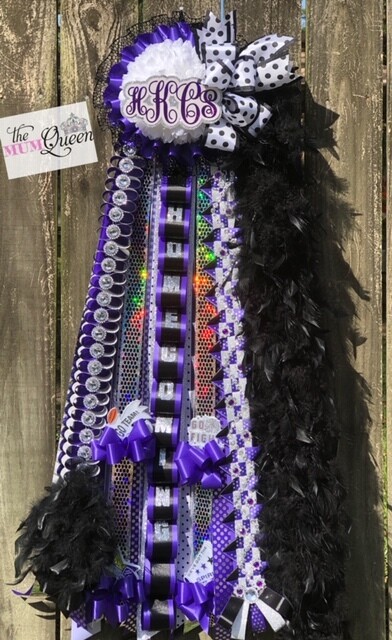 Classic Single Mum with Add on&#39;s Purple, Black, Silver and White