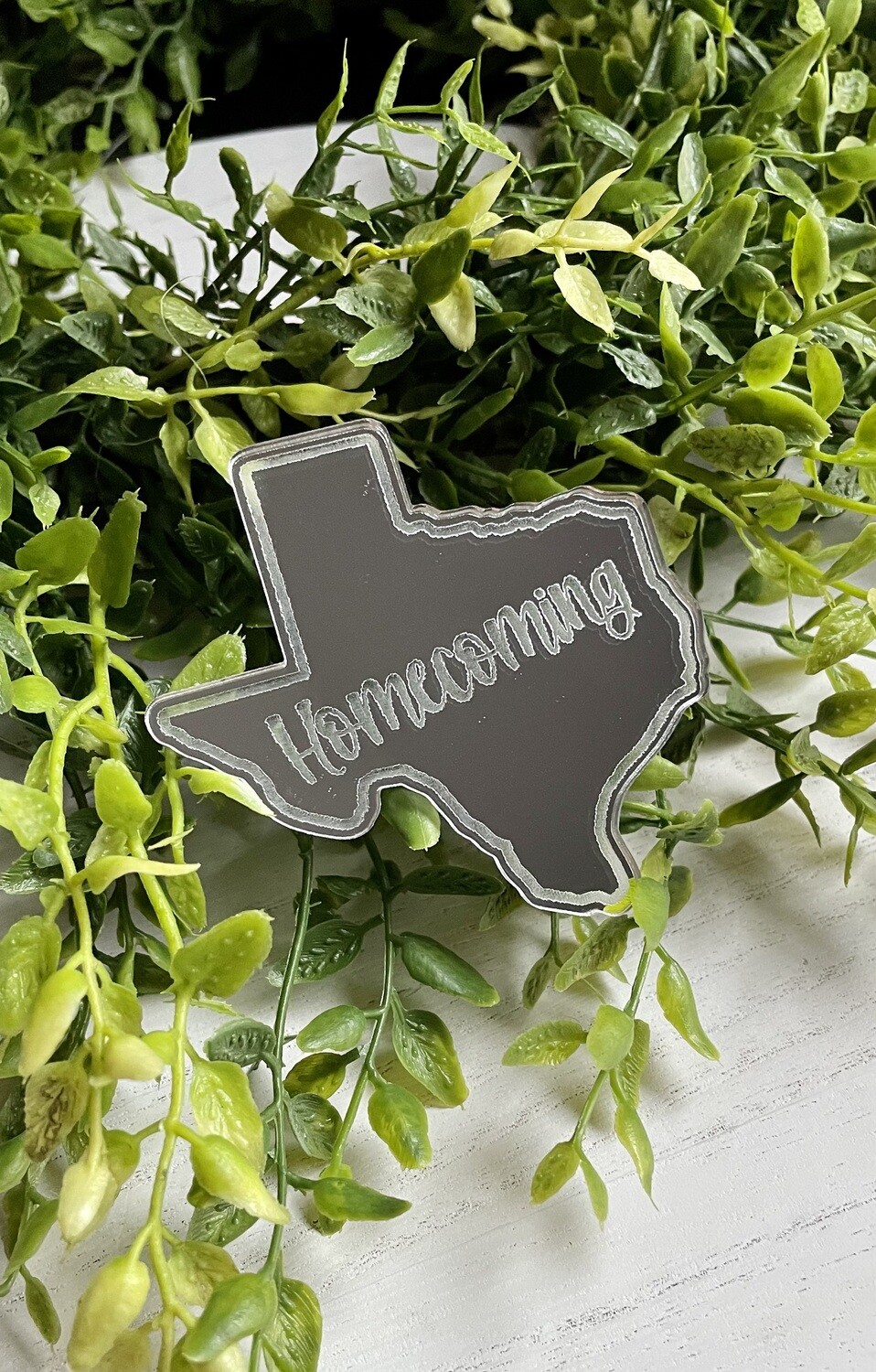 Acrylic Texas with Homecoming