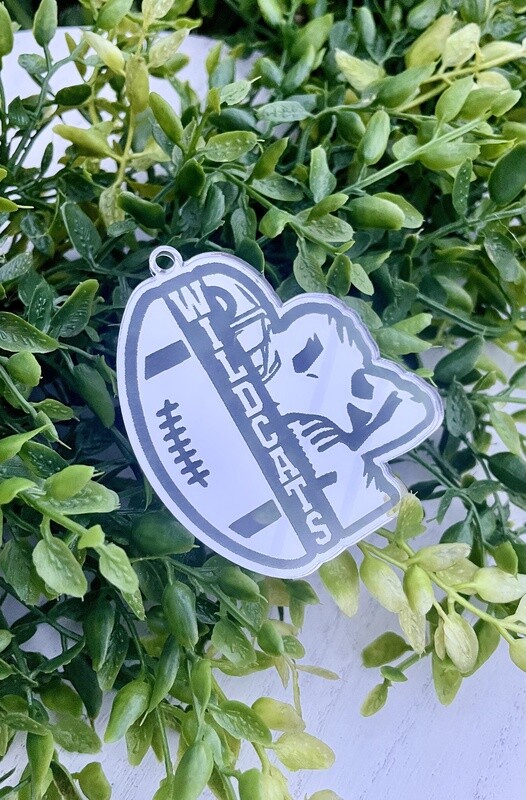 Football Wildcats Football w/ Player