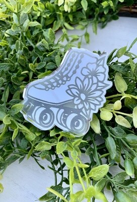 Acrylic Roller Skatew/Flowers