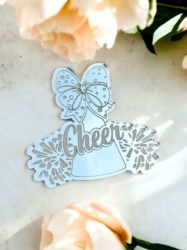 Cheer Bow Megaphone Pom Poms