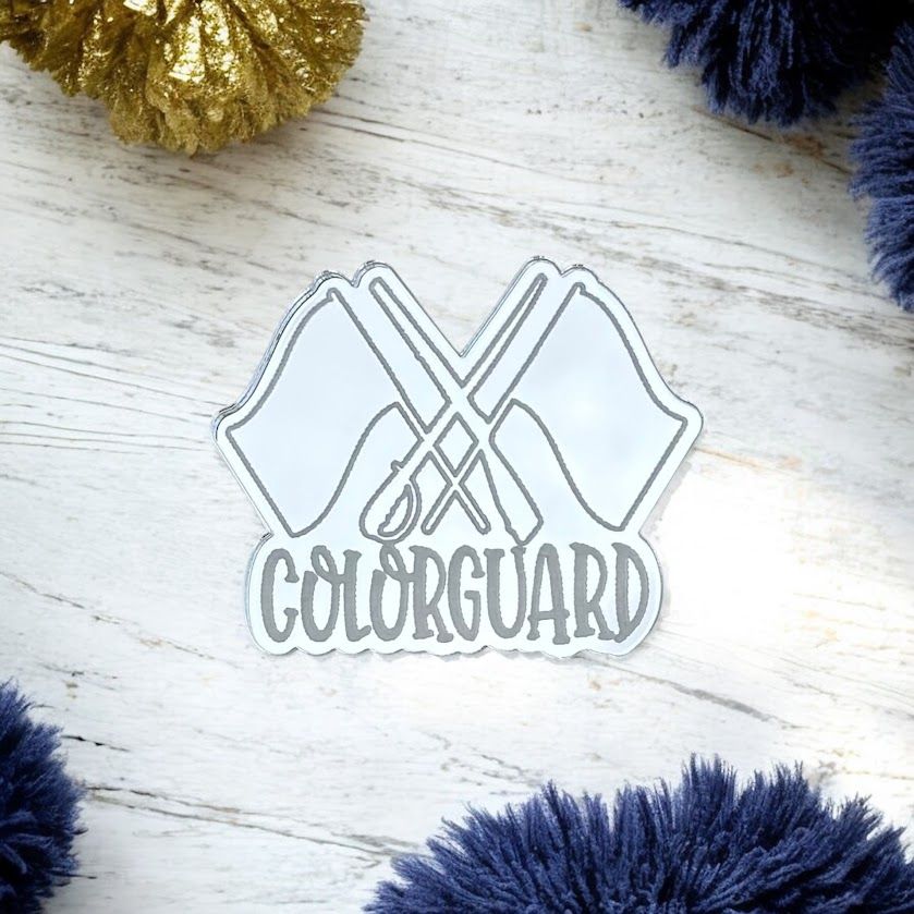 Band Color Guard with Flags