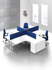 Single Upright Leg Desks